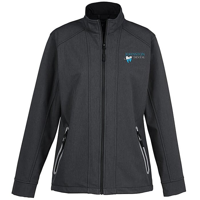 Cardiff Midweight Performance Melange Soft Shell Jacket - Ladies'