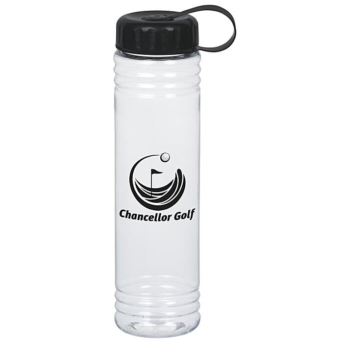 Clear Impact Adventure Bottle with Tethered Lid - 32 oz