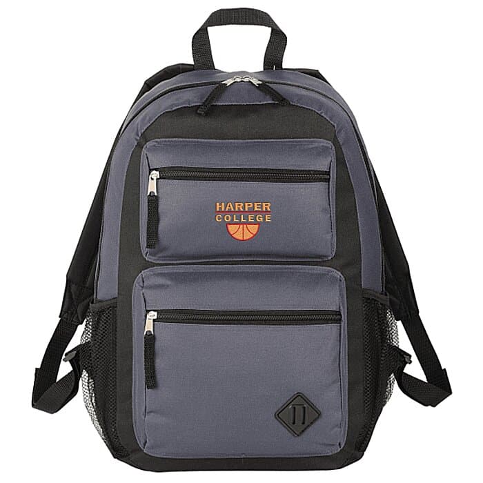 Double Pocket Backpack - Embroidered