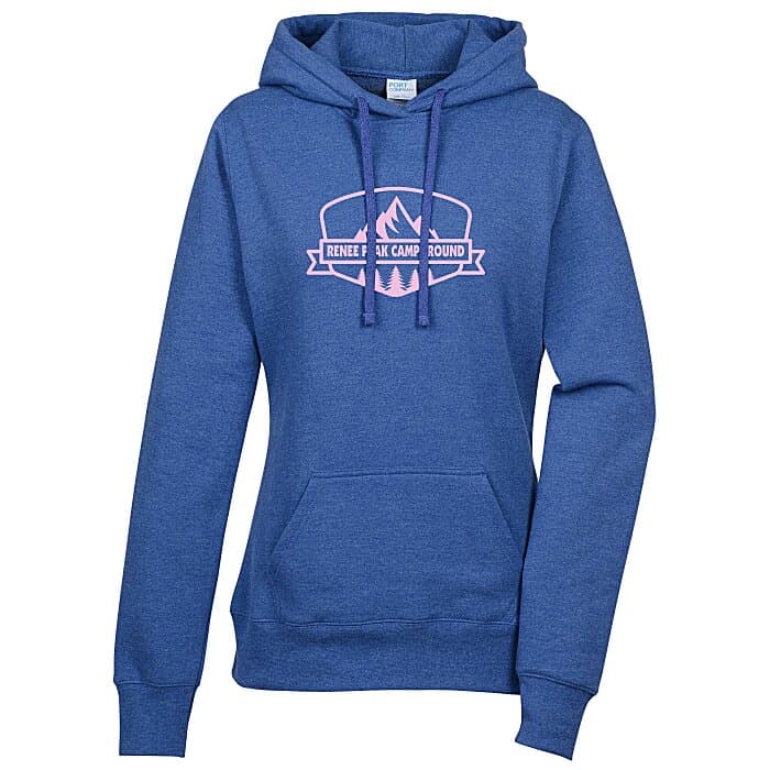 Fashion Pullover Hooded Sweatshirt - Ladies' - Screen
