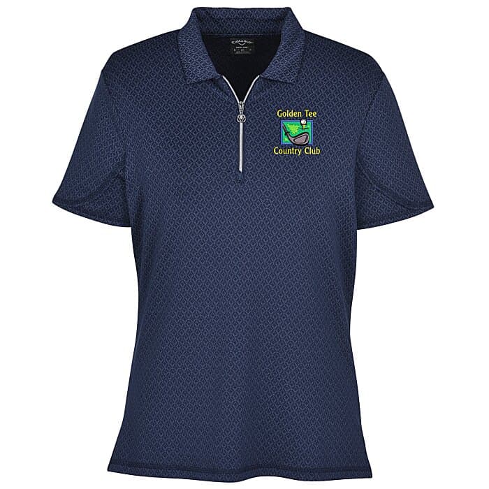 Callaway All-Over Stitched Chev Polo - Ladies'