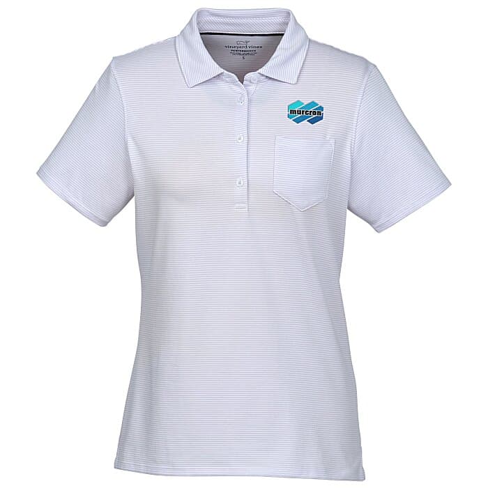 Vineyard Vines Fanshell Pocket Polo - Ladies'