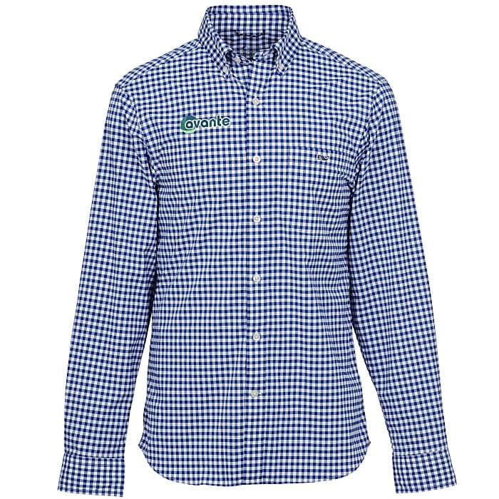 Vineyard Vines On-The-Go Nylon Gingham Shirt