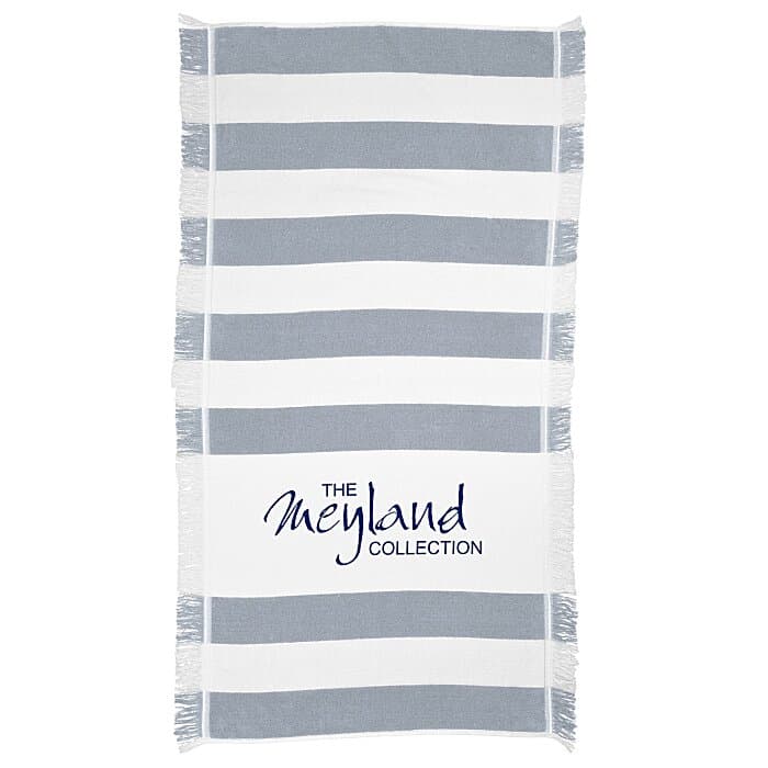 Cabana Stripe Fringed Beach Towel