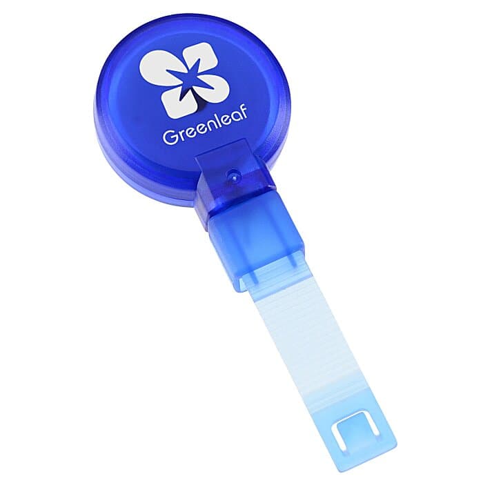 Replay Retractable Badge Holder with Bulldog Clip - Translucent