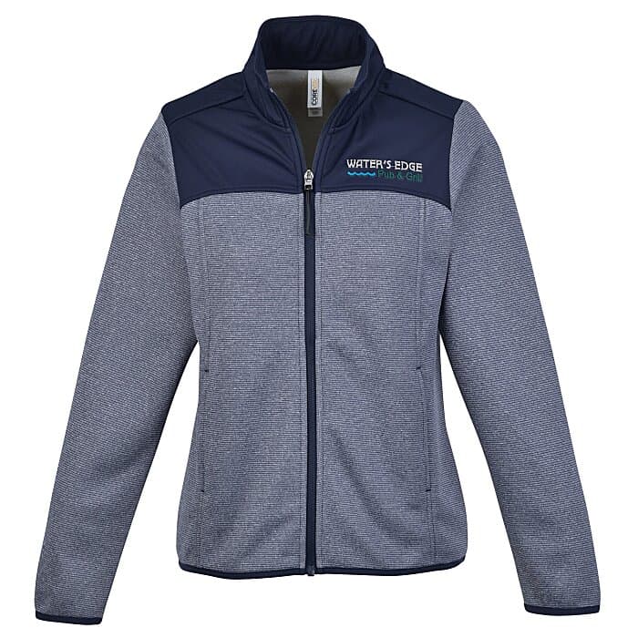 Venture Heathered Stripe Hybrid Jacket - Ladies'