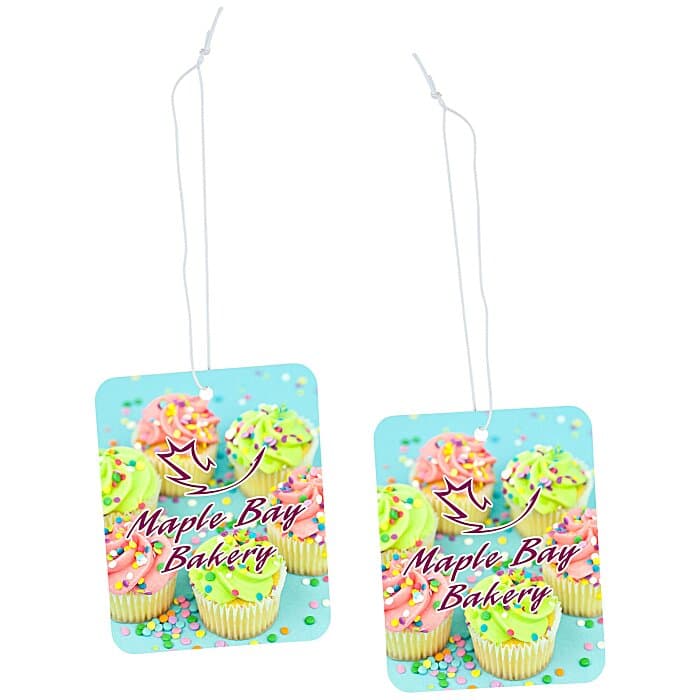 Hanging Air Freshener - Rectangle - 3 1/2 inches x 2 3/4 inches