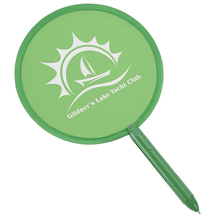 Twistable Breeze Hand Fan With Pen