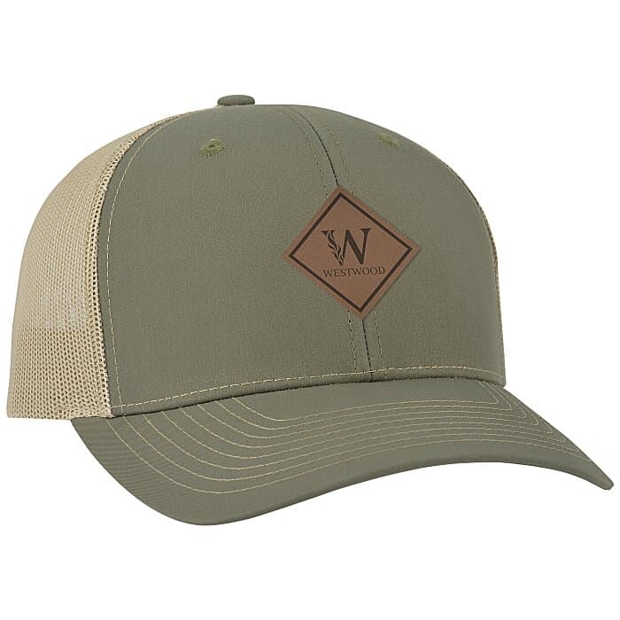 Richardson Recycled Trucker Cap - Laser Engraved Patch