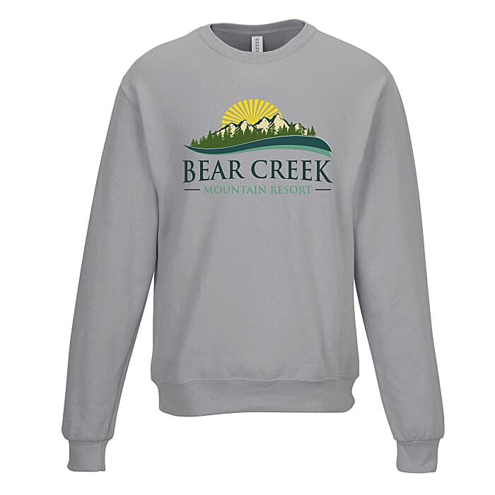 Jerzees Ultimate CVC Crewneck Sweatshirt - Full Color
