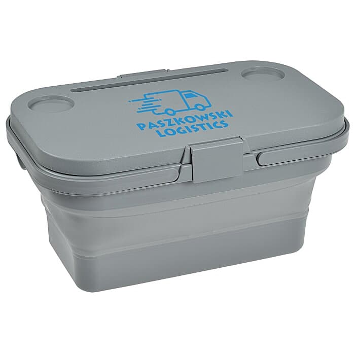 Collapsible Picnic Basket with Portable Folding Table