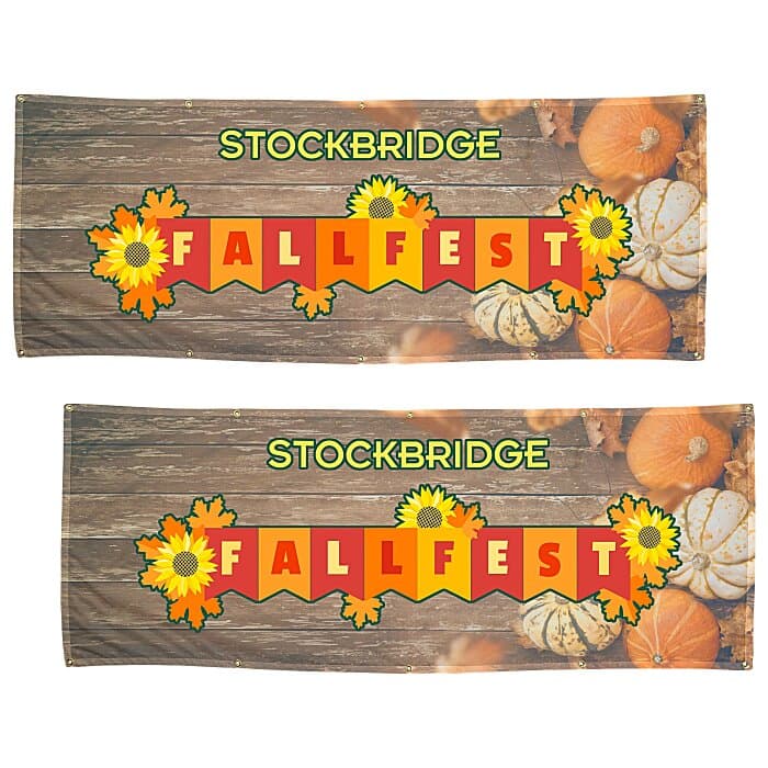 Nylon Event Banner - 3' x 8' - Two Sided