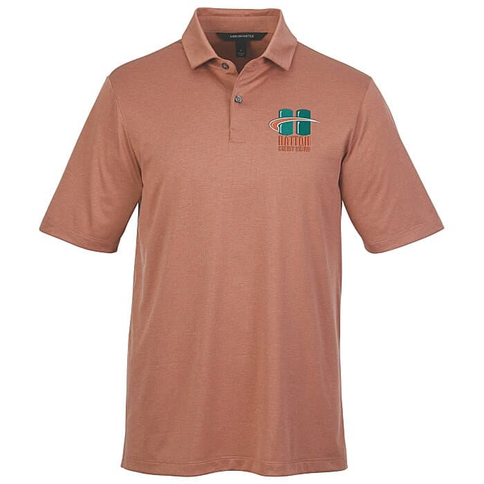 Jacquard Textured Jersey Polo - Men's