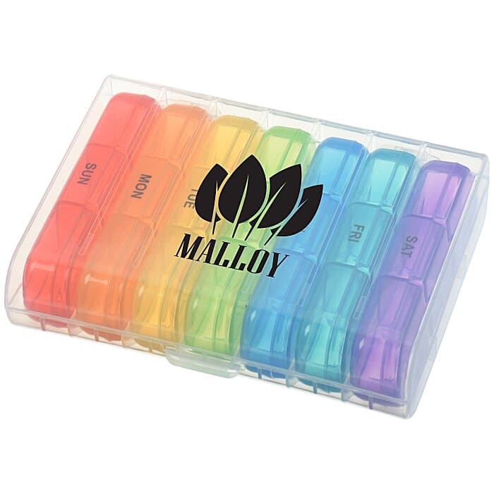 21 Compartment Pill Box