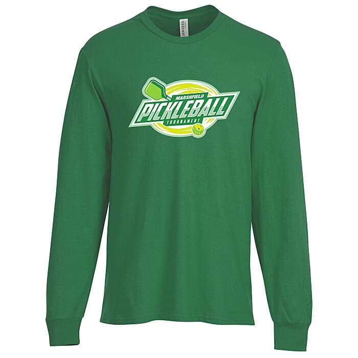 Jerzees Classics Cotton Long Sleeve T-Shirt - Full Color