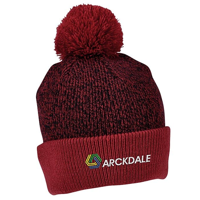 Halftime Heather Pom Beanie