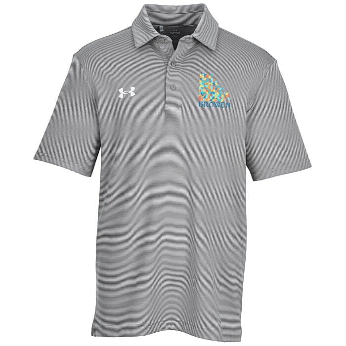 Under Armour Destin Drive Striped Performance Polo - Full Color