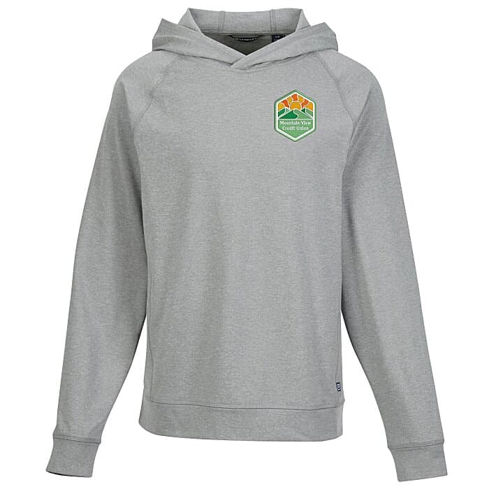 Cutter & Buck Adapt Knit Heather Hooded Pullover - Men's