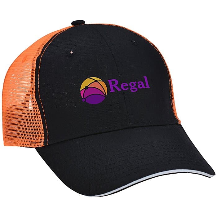 Roadster Sandwich Bill Trucker Cap - Full Color