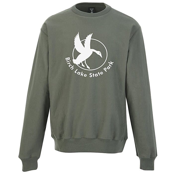 Hanes Beefy Sweats Premium Heavyweight Crew Sweatshirt - Screen