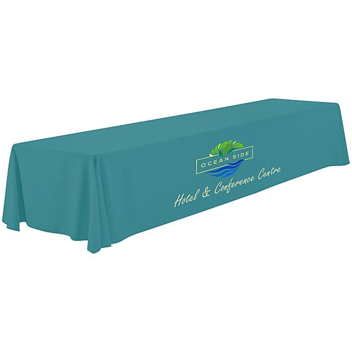 Serged Closed-Back Polyester Table Throw - 16 feet