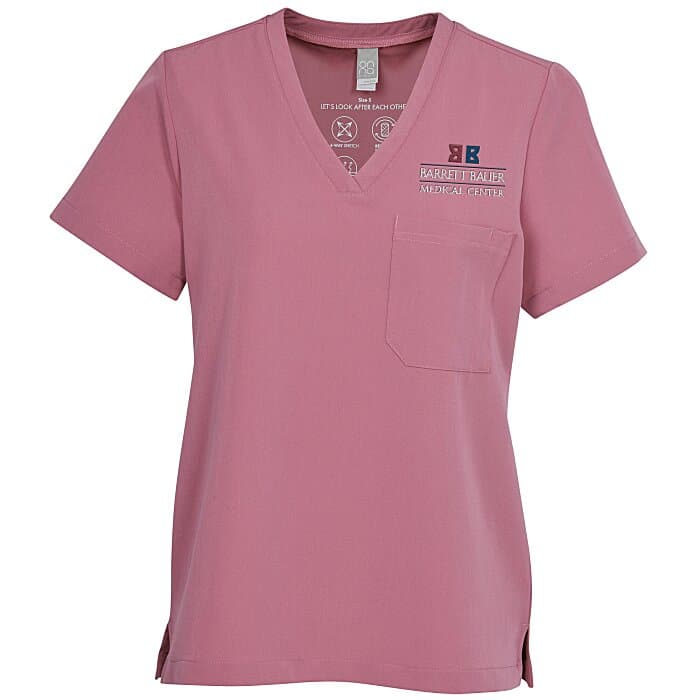 Onna Limitless V-Neck Stretch Scrub Top - Ladies'