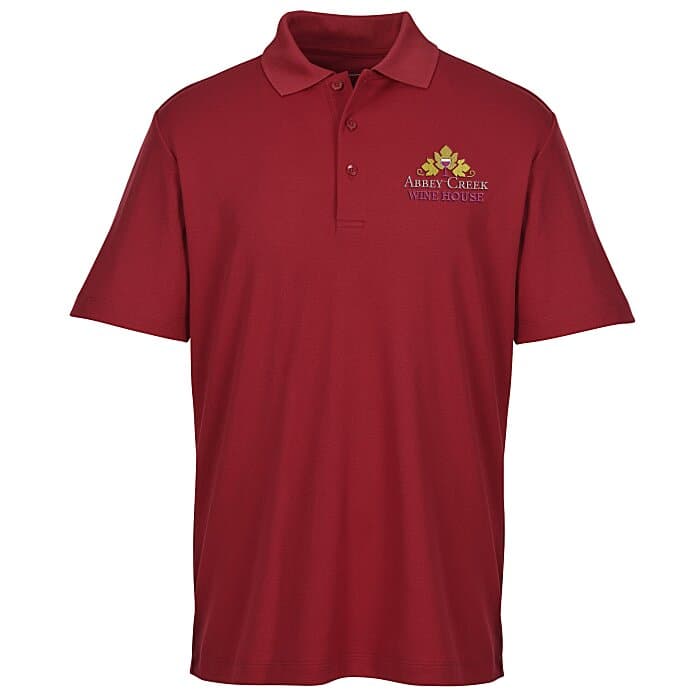 Plaited Honeycomb Pique Polo - Men's