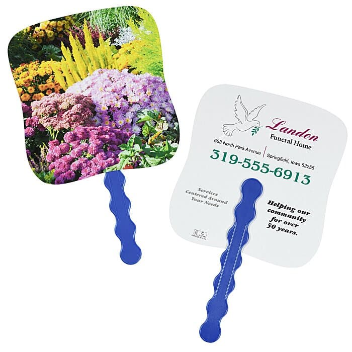Bountiful Garden Hand Fan