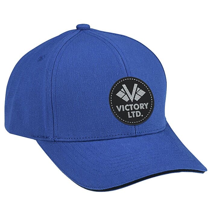 Split Peak Chino Twill Cap - Laser Engraved Patch
