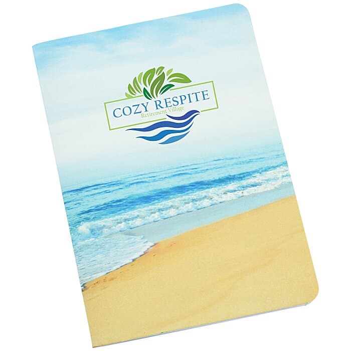 Sewn Meeting Notebook - Seaside - 7 inches H x 5 inches W