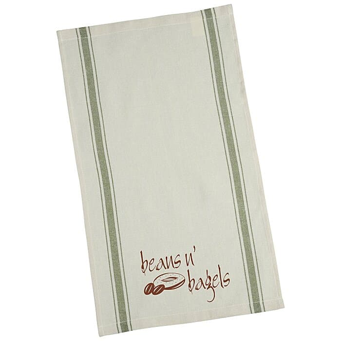 Cotton Striped Tea Towel