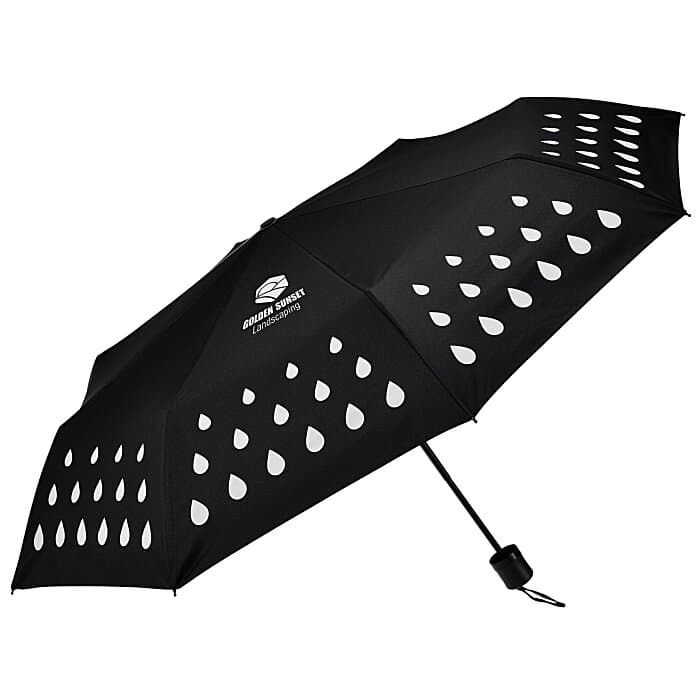 Color Changing Rain Drop Umbrella - 42 inch Arc
