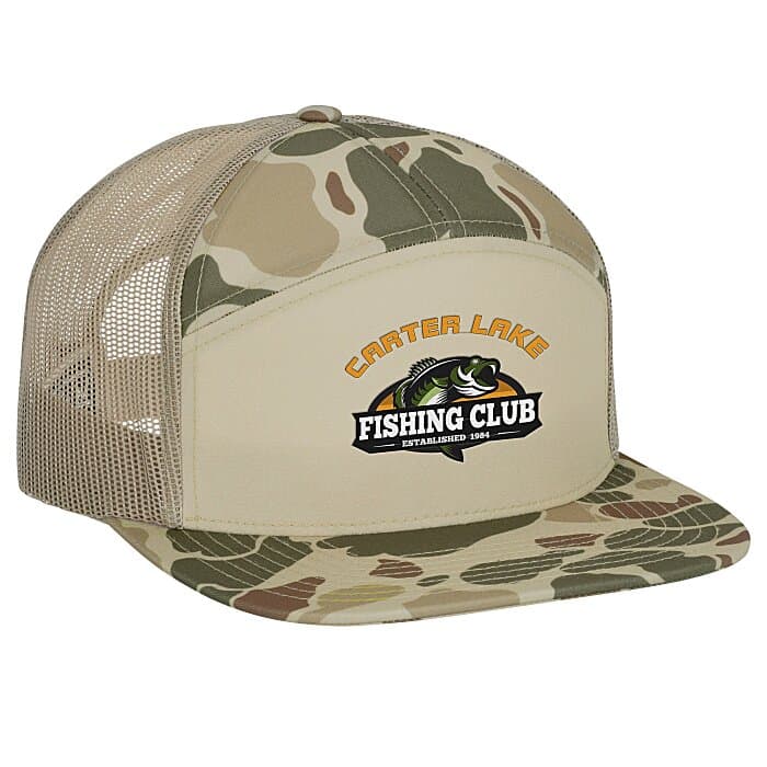 Richardson Camo Printed Seven Panel Cap
