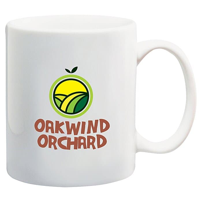 White Coffee Mug - 11 oz. - Full Color