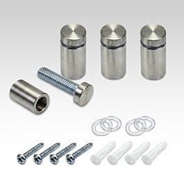 Silver Standoff Hardware