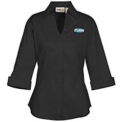 signature-v-neck-34-sleeve-blouse-ladies-122079-l-vn-ml