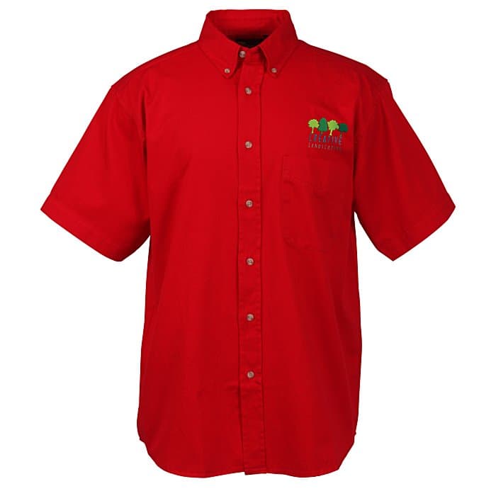 Blue Generation Fine SS Twill Shirt - Men's