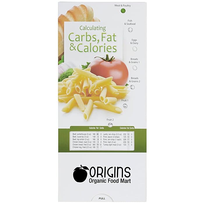 Calculating Carbs, Fat & Calories Pocket Slider
