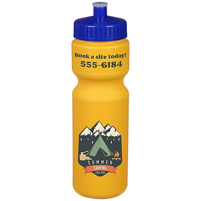 Sport Bottle with Push Pull Lid - 28 oz - Colors