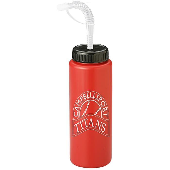 Sport Bottle with Straw Lid - 32 oz