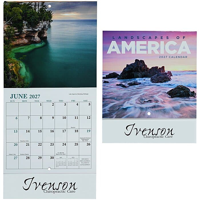 Landscapes of America Calendar - Mini