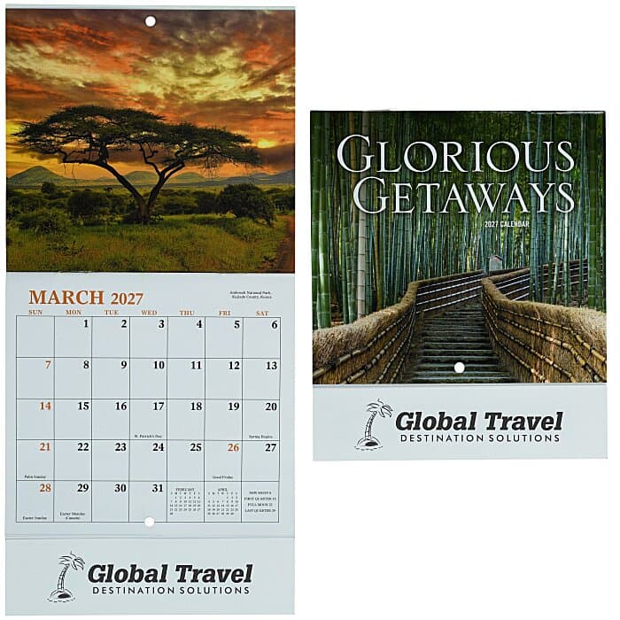 Glorious Getaways Calendar - Mini