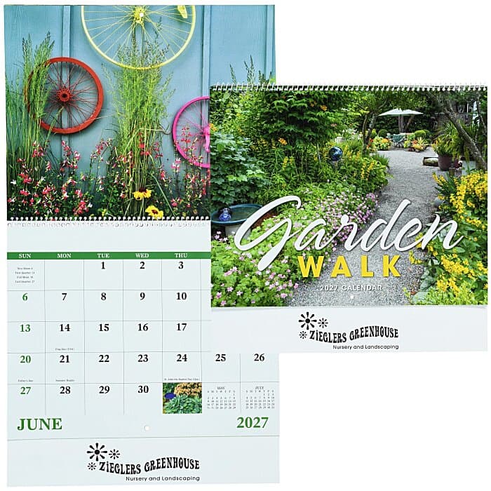 Garden Walk Calendar - Spiral