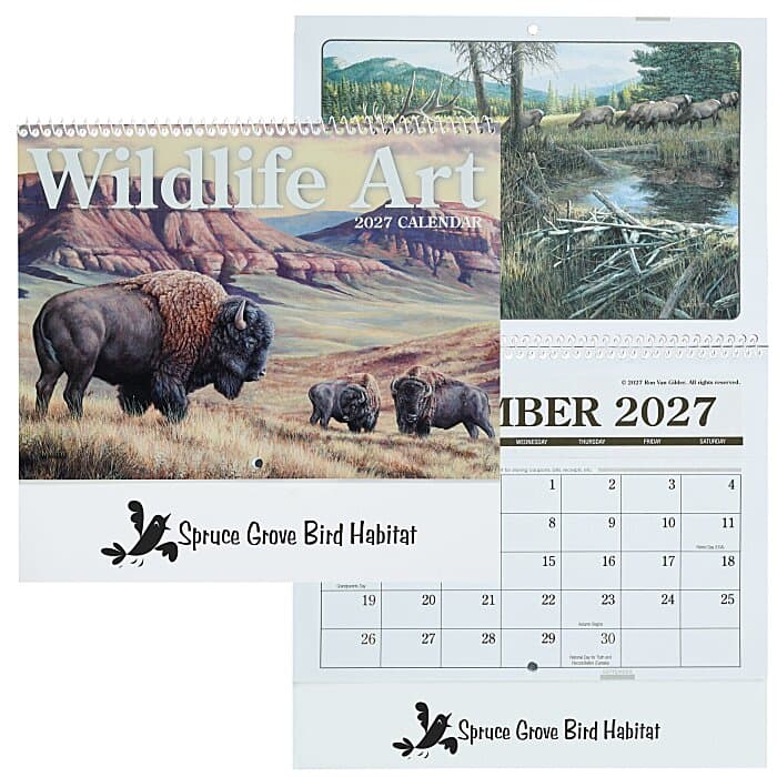 Wildlife Art Pocket Calendar