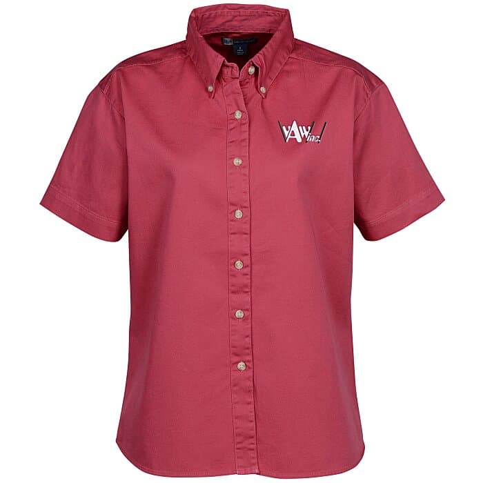 Blue Generation Fine SS Twill Shirt - Ladies'