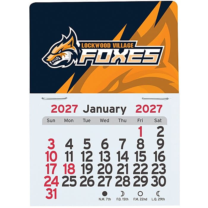 Peel-N-Stick Calendar - Rectangle