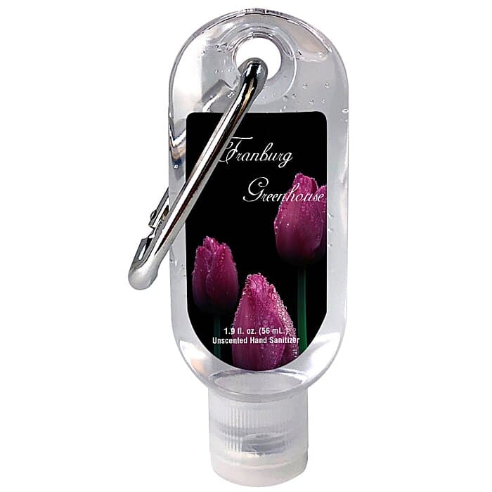 Hand Sanitizer with Carabiner - 1.9 oz
