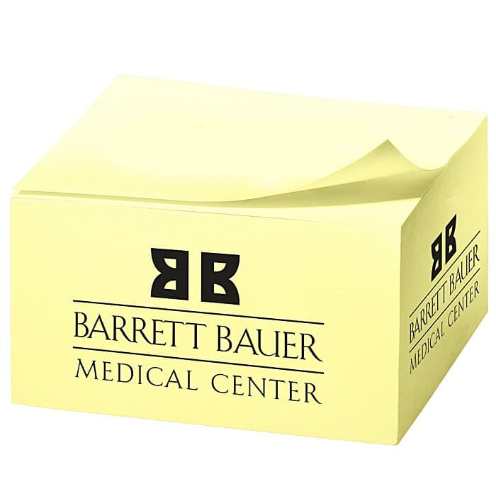 Post-it® Notes Cubes - 2-3/4 inches x 2-3/4 inches x 1-3/8 inches - Colors