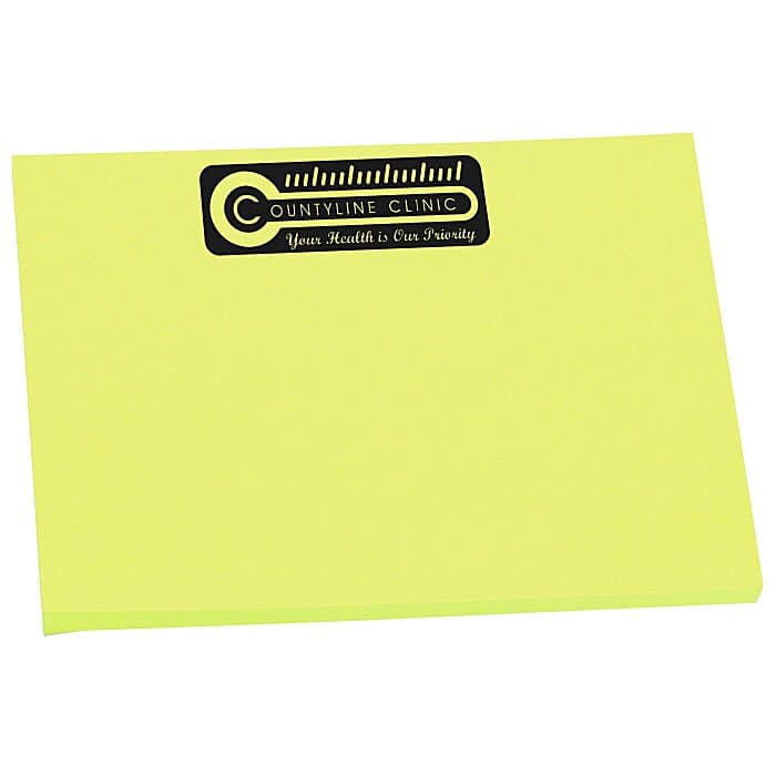 Neon Post-it® Notes - 3 inches x 4 inches - 50 Sheet