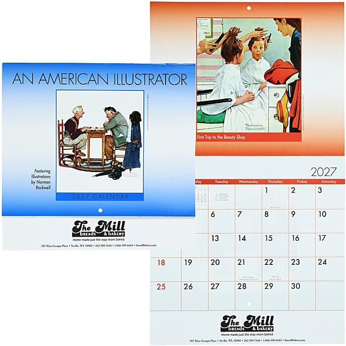 An American Illustrator Calendar - Stapled